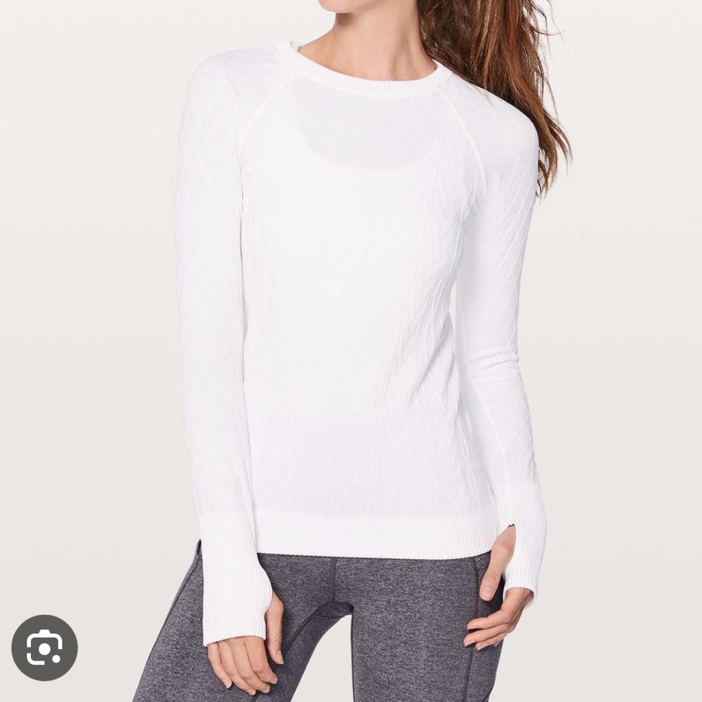 Lululemon Rest Less Pullover
White / White (Sixth Release) Long Sleeve Top 6